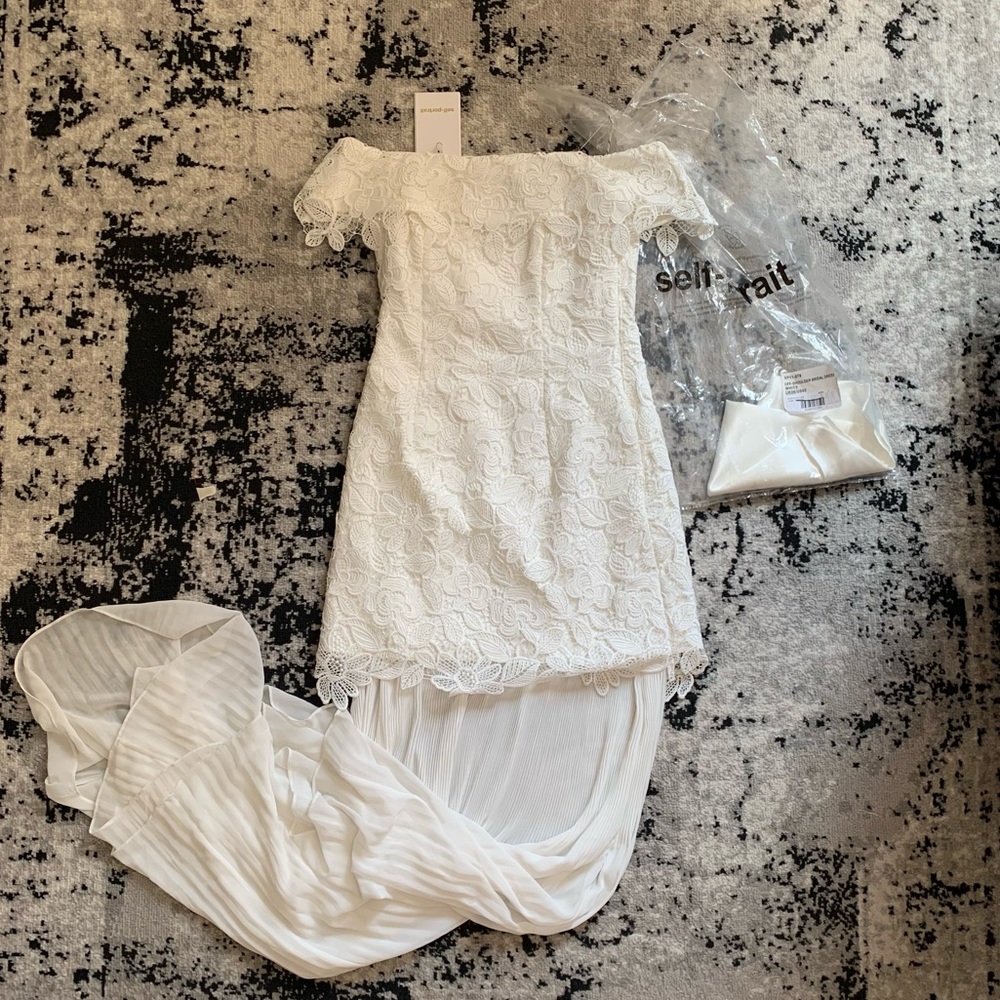 { Self Portrait } Wedding dress 🥂